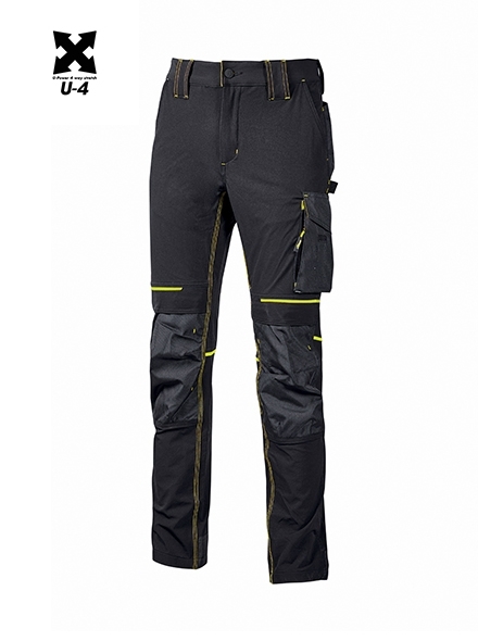 PANTALON U POWER ATOM NEGRO-FLUOR